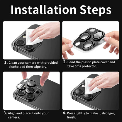 For iPhone 16 / 16 Plus ENKAY Anti-reflection Camera Lens Aluminium Alloy Tempered Glass Film(Pink) by ENKAY