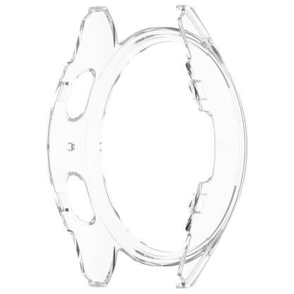 For Sansung Galaxy Watch 7 40mm Half Pack Hollow PC Watch Protective Case(Transparent White) by bashfashion