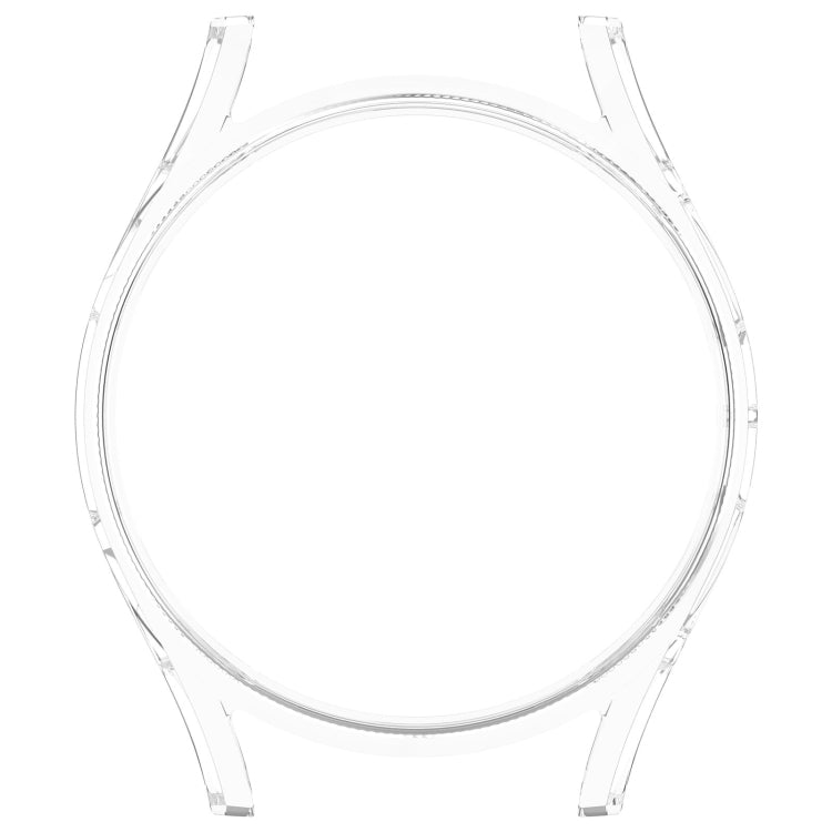 For Sansung Galaxy Watch 7 40mm Half Pack Hollow PC Watch Protective Case(Transparent White) by bashfashion