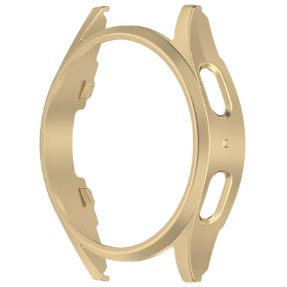 For Sansung Galaxy Watch 7 40mm Half Pack Hollow PC Watch Protective Case(Champaign Gold) by bashfashion