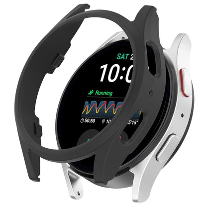 For Sansung Galaxy Watch 7 44mm Half Pack Hollow PC Watch Protective Case(Black) by bashfashion