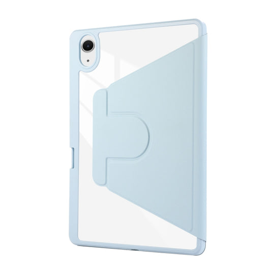 For iPad Pro Air 11 2025 / 2024 ENKAY 360 Rotation PMMA Leather Smart Tablet Case with Pen Slot(Pink) by ENKAY