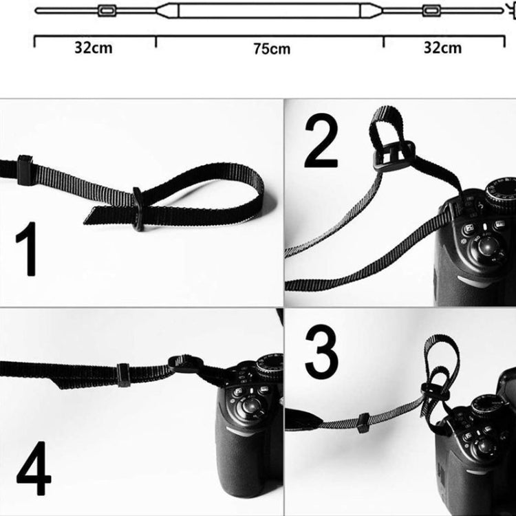 Camera Strap Canvas Neck Shoulder Strap with Quick Release Buckles for DSLR / SLR Camera by bashfashion