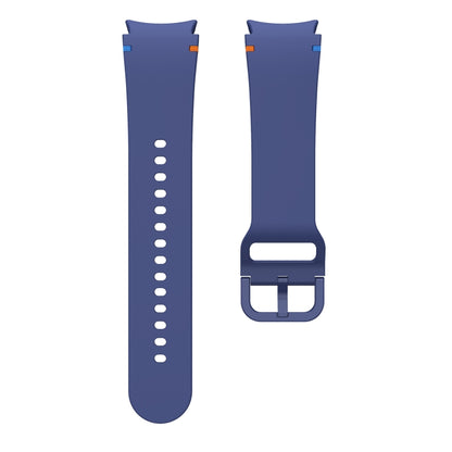 For Samsung Galaxy Watch 5 40 / 44mm Flat Sewing Design Silicone Watch Band(Midnight Blue) by bashfashion