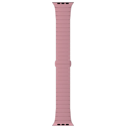 For Apple Watch Ultra 2 49mm One-bead Paint Alloy Butterfly Buckle Watch Band(Pink) by bashfashion