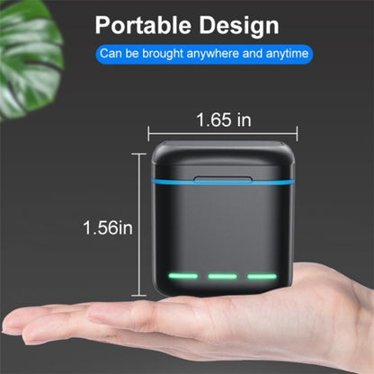 GP-810 Rechargeable 3-Battery Charger Station Storage Case for GoPro HERO5 /6 /7 /8 by bashfashion