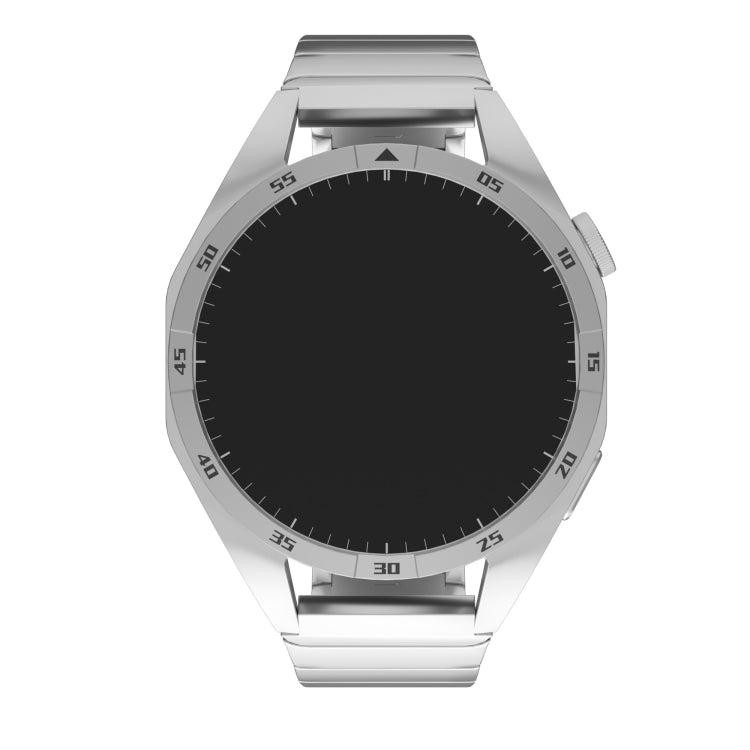 For Huawei Watch Buds 22mm One Bead Paint Butterfly Buckle Alloy Watch Band(Silver) by bashfashion