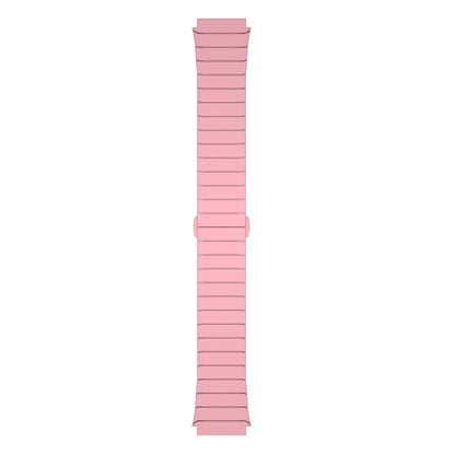 For Honor Watch GS 3 22mm One Bead Paint Butterfly Buckle Alloy Watch Band(Pink) by bashfashion