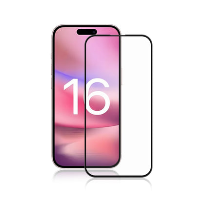 For iPhone 16 Plus mocolo 2.5D Full Glue Full Cover Tempered Glass Film by mocolo