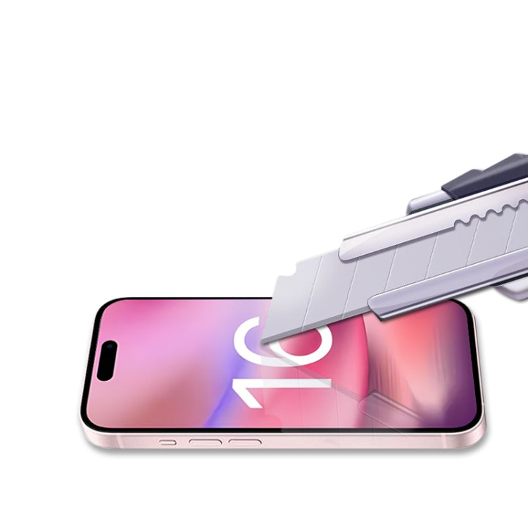For iPhone 16 Plus mocolo 2.5D Full Glue Full Cover Tempered Glass Film by mocolo