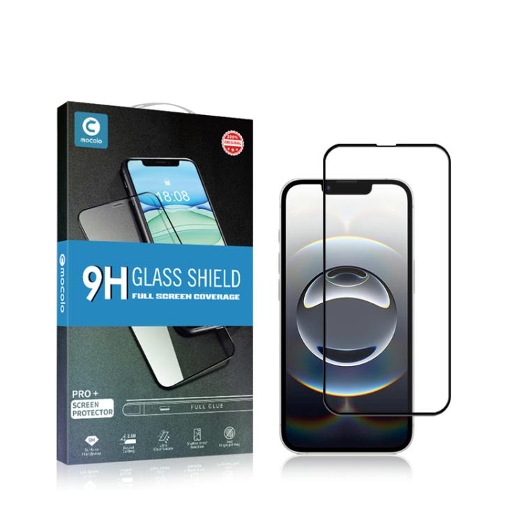 For iPhone 16e mocolo 2.5D Full Glue Full Cover Tempered Glass Film by mocolo