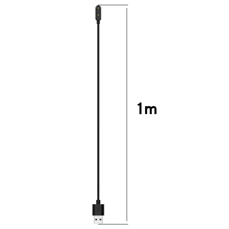 For vivo iQOO Watch GT USB Interface Smart Watch Magnetic Charging Cable, Length: 1m(Black) by bashfashion