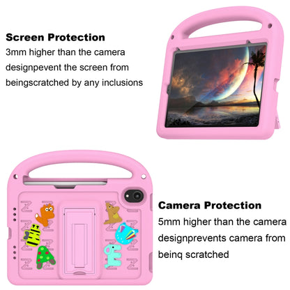 For iPad mini 6 / mini 2024 Cartoon Sparrow EVA Shockproof Tablet Case(Pink) by bashfashion
