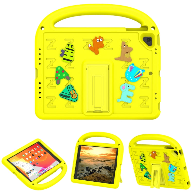 For iPad Air 2 / Air / 9.7 2018 Cartoon Sparrow EVA Shockproof Tablet Case(Yellow) by bashfashion