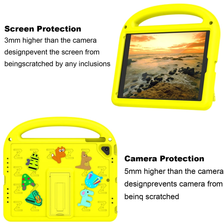For iPad Air 2 / Air / 9.7 2018 Cartoon Sparrow EVA Shockproof Tablet Case(Yellow) by bashfashion