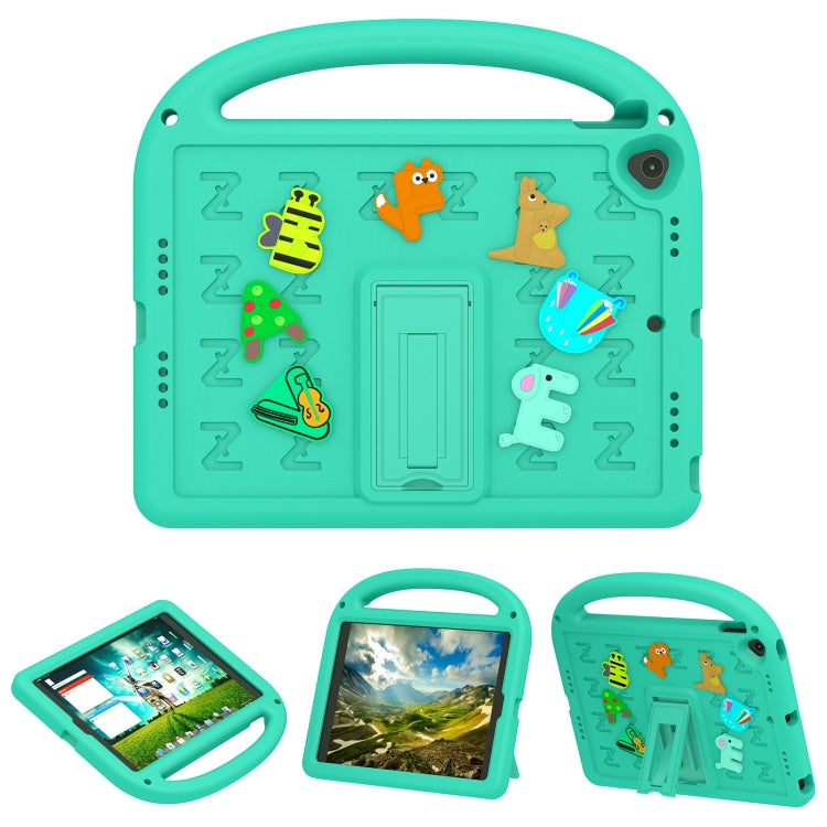 For iPad 10.2 / Air 3 10.5 Cartoon Sparrow EVA Shockproof Tablet Case(Glacier Green) by bashfashion