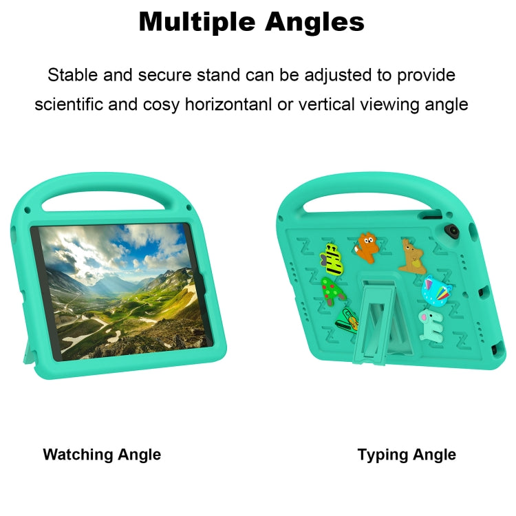 For iPad 10.2 / Air 3 10.5 Cartoon Sparrow EVA Shockproof Tablet Case(Glacier Green) by bashfashion