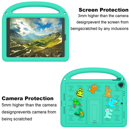 For iPad 10.2 / Air 3 10.5 Cartoon Sparrow EVA Shockproof Tablet Case(Glacier Green) by bashfashion