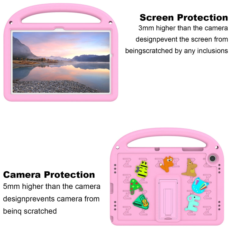 For Samsung Galaxy Tab A11+ / A9+ Cartoon Sparrow EVA Shockproof Tablet Case(Pink) by bashfashion