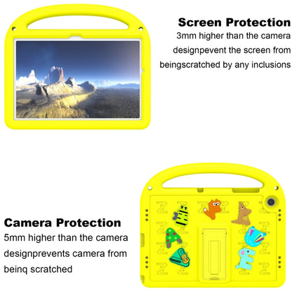 For Samsung Galaxy Tab A11+ / A9+ Cartoon Sparrow EVA Shockproof Tablet Case(Yellow) by bashfashion