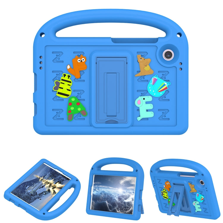 For Samsung Galaxy Tab A11 / A9 Cartoon Sparrow EVA Shockproof Tablet Case(Blue) by bashfashion