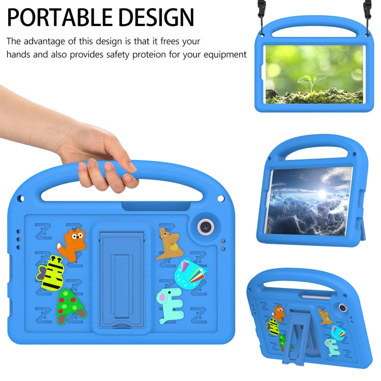 For Samsung Galaxy Tab A11 / A9 Cartoon Sparrow EVA Shockproof Tablet Case(Blue) by bashfashion