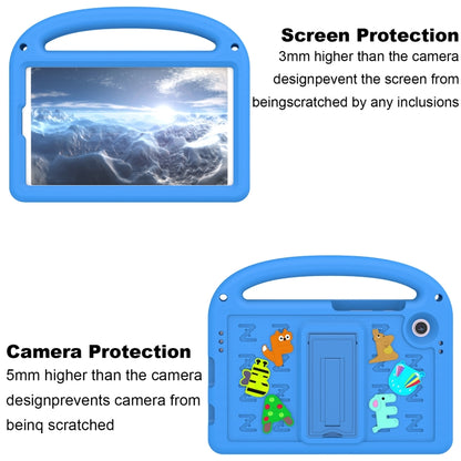 For Samsung Galaxy Tab A11 / A9 Cartoon Sparrow EVA Shockproof Tablet Case(Blue) by bashfashion