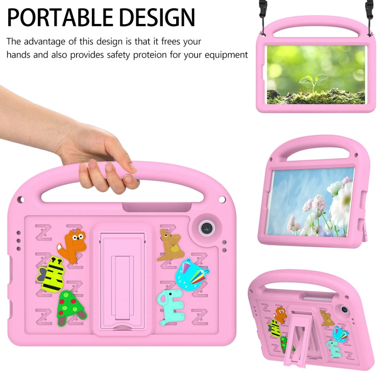 For Samsung Galaxy Tab A11 / A9 Cartoon Sparrow EVA Shockproof Tablet Case(Pink) by bashfashion