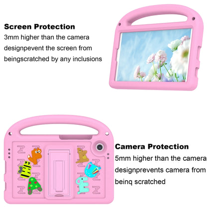 For Samsung Galaxy Tab A11 / A9 Cartoon Sparrow EVA Shockproof Tablet Case(Pink) by bashfashion