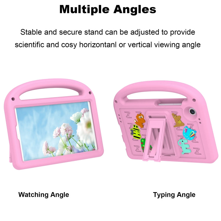 For Samsung Galaxy Tab A11 / A9 Cartoon Sparrow EVA Shockproof Tablet Case(Pink) by bashfashion