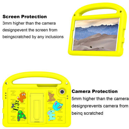 For Samsung Galaxy Tab A11 / A9 Cartoon Sparrow EVA Shockproof Tablet Case(Yellow) by bashfashion