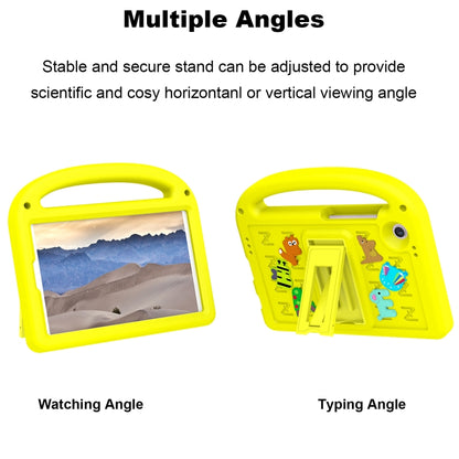 For Samsung Galaxy Tab A11 / A9 Cartoon Sparrow EVA Shockproof Tablet Case(Yellow) by bashfashion