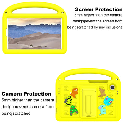 For Samsung Galaxy Tab A11 / A9 Cartoon Sparrow EVA Shockproof Tablet Case(Yellow) by bashfashion