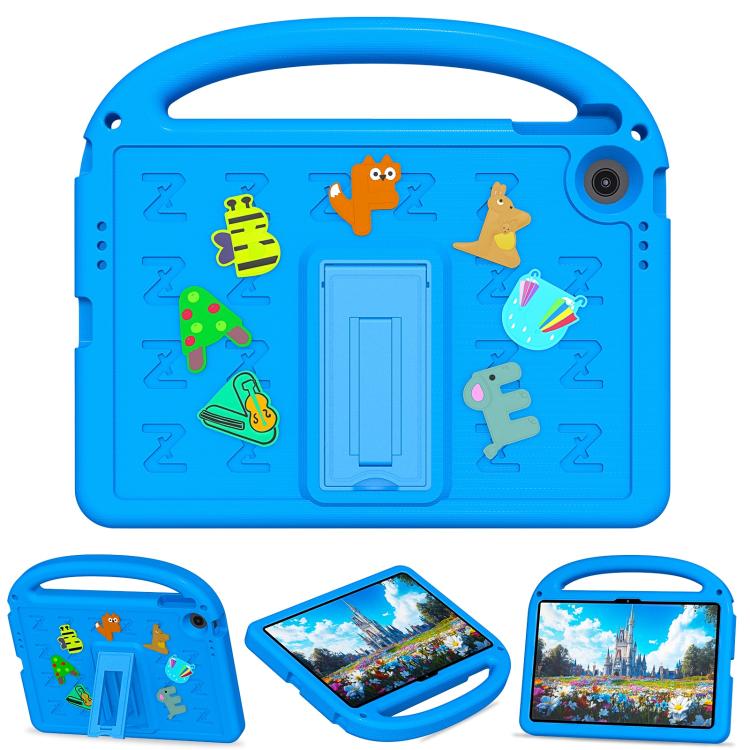 For Lenovo Tab K10 2nd 10.1 / TB-311FU Cartoon Sparrow EVA Shockproof Tablet Case(Blue) by bashfashion
