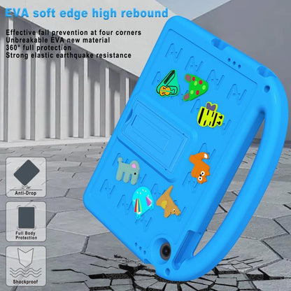 For Lenovo Tab K10 2nd 10.1 / TB-311FU Cartoon Sparrow EVA Shockproof Tablet Case(Blue) by bashfashion