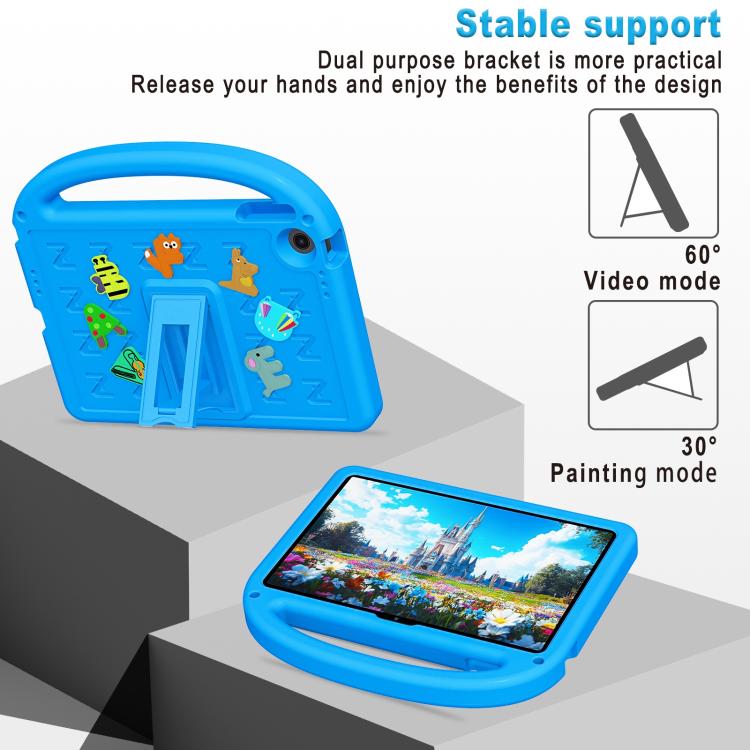 For Lenovo Tab K10 2nd 10.1 / TB-311FU Cartoon Sparrow EVA Shockproof Tablet Case(Blue) by bashfashion