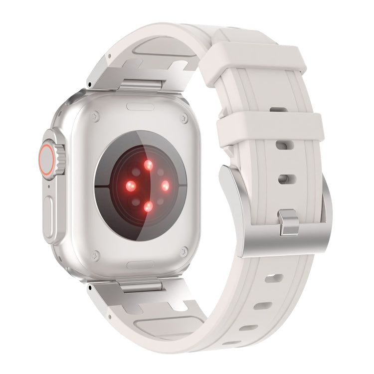For Apple Watch Ultra 49mm Diamond Starry Sky Silicone Watch Band(Starlight) by bashfashion