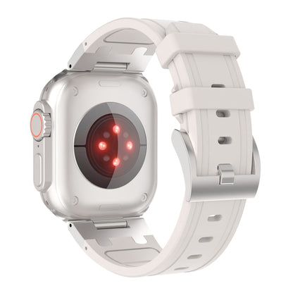 For Apple Watch Ultra 49mm Diamond Starry Sky Silicone Watch Band(Starlight) by bashfashion