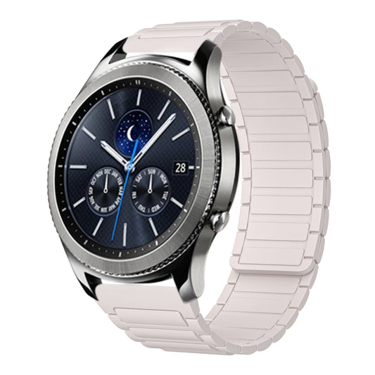 For Samsung Galaxy Gear S3 Classic 22mm I-shaped Magnetic Silicone Watch Band(Starlight) by bashfashion