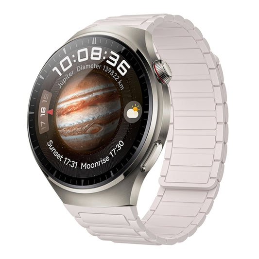 For Huawei Watch 4 Pro 22mm I-shaped Magnetic Silicone Watch Band(Starlight) by bashfashion