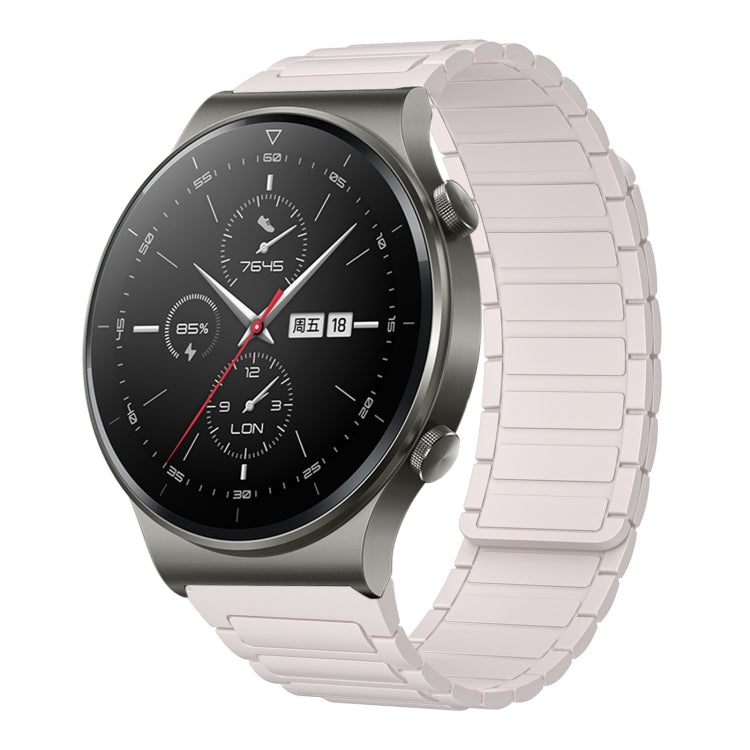 For Huawei Watch GT2 Pro 22mm I-shaped Magnetic Silicone Watch Band(Starlight) by bashfashion
