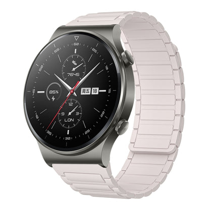 For Huawei Watch GT2 Pro 22mm I-shaped Magnetic Silicone Watch Band(Starlight) by bashfashion