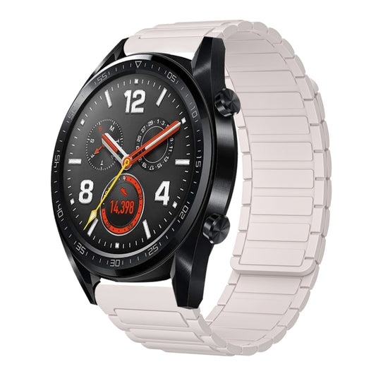 For Huawei Watch GT 22mm I-shaped Magnetic Silicone Watch Band(Starlight) by bashfashion