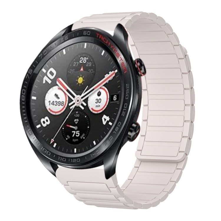 For Honor Watch Dream 22mm I-shaped Magnetic Silicone Watch Band(Starlight) by bashfashion