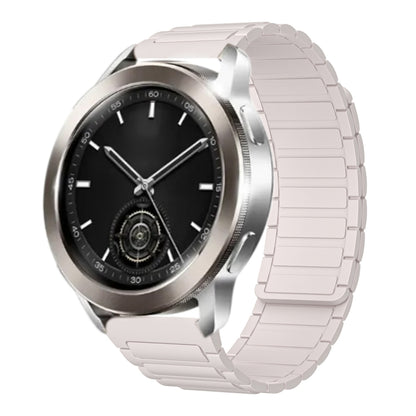 For Xiaomi Watch S3 22mm I-shaped Magnetic Silicone Watch Band(Starlight) by bashfashion