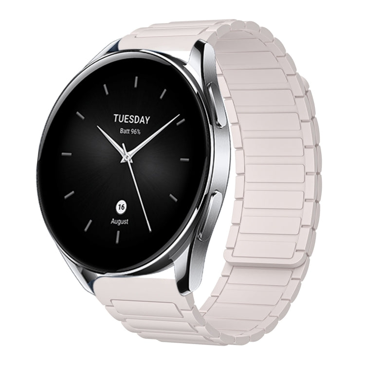 For Xiaomi Watch S2 22mm I-shaped Magnetic Silicone Watch Band(Starlight) by bashfashion