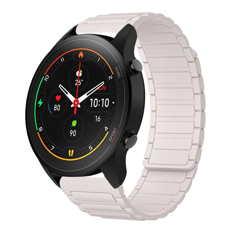 For Xiaomi Watch S1 Pro 22mm I-shaped Magnetic Silicone Watch Band(Starlight) by bashfashion