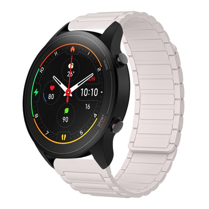 For Xiaomi Watch S1 Pro 22mm I-shaped Magnetic Silicone Watch Band(Starlight) by bashfashion