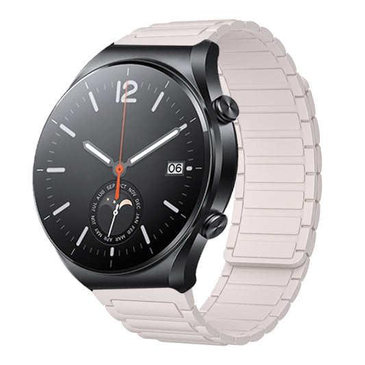 For Xiaomi Watch S1 22mm I-shaped Magnetic Silicone Watch Band(Starlight) by bashfashion