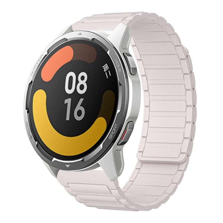 For Xiaomi Watch Color 2 22mm I-shaped Magnetic Silicone Watch Band(Starlight) by bashfashion